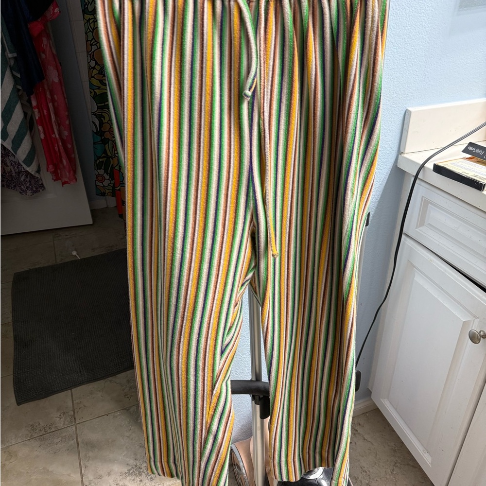 Boheme Multicolor Striped Flare Pants - Picture 2 of 4